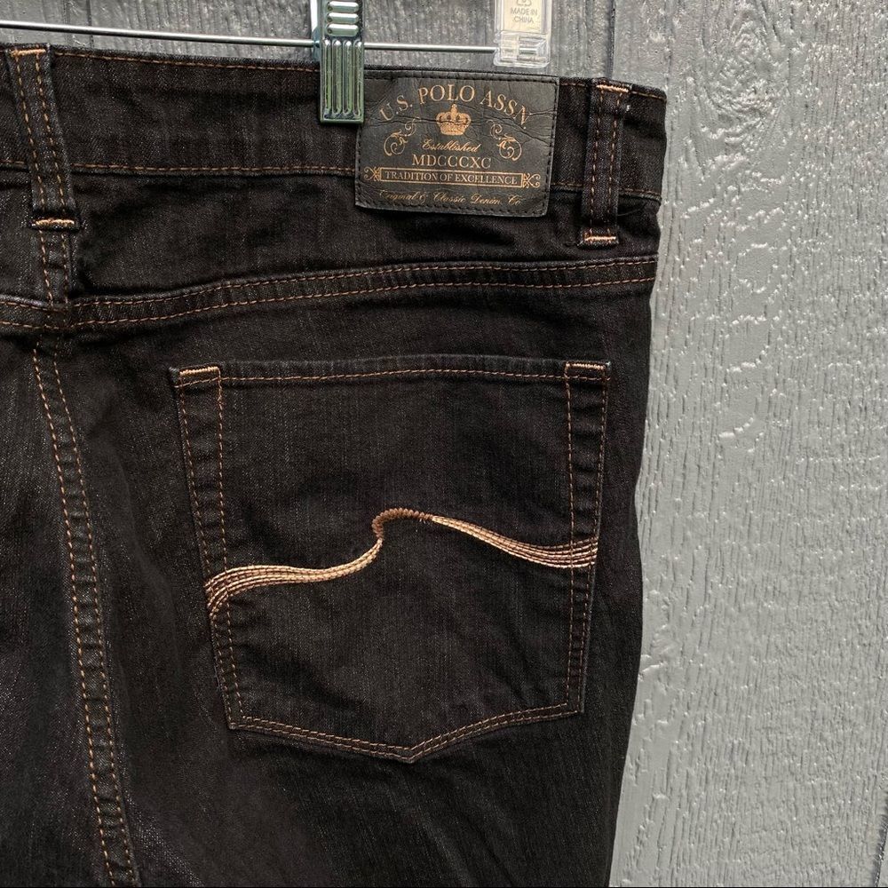 U.S. POLO ASSN. Black Jeans Size 14